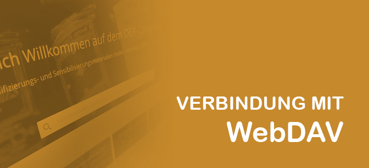 Das Contentbuffet mit WebDAV als Netzlaufwerk verwenden Das Contentbuffet mit WebDAV als Netzlaufwerk verwenden