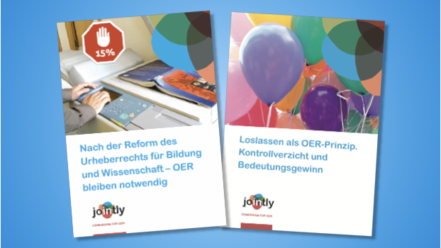 Zwei neue JOINTLY-Broschüren – und alle Titel wieder gedruckt verfügbar Zwei neue JOINTLY-Broschüren – und alle Titel wieder gedruckt verfügbar
